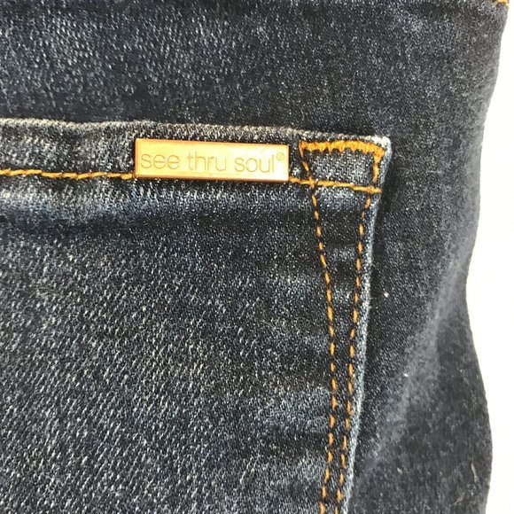 See Thru Soul 'Lily' Distressed Skinny Jeans - Picture 5 of 9